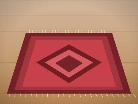 فرش دستباف کرمان ۹ متری، سالم